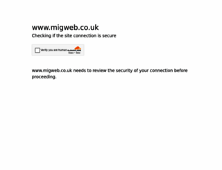 migweb.co.uk screenshot