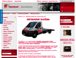 mihocar.cz screenshot