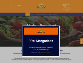 mijaliscomexicanrestaurant.com screenshot