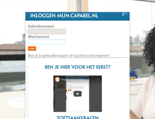 mijn.capabel.nl screenshot