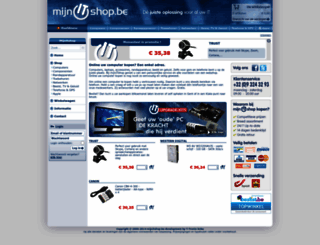 mijnitshop.be screenshot