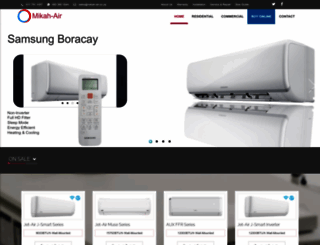 mikah-air.co.za screenshot
