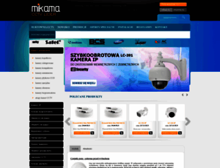 mikama.com.pl screenshot