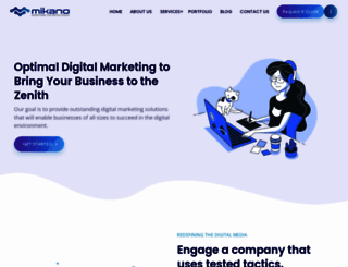 mikano.in screenshot