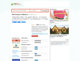 mikata-inc.com.cutestat.com screenshot
