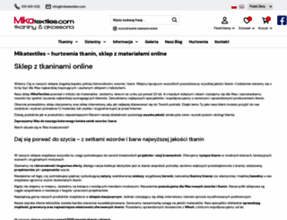 mikatextiles.com screenshot