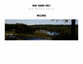 mikeadamsgolf.com screenshot