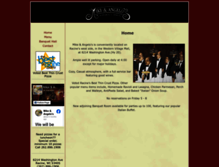 mikeandangelos.com screenshot