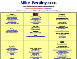 mikebentley.com screenshot