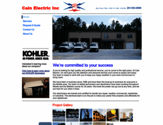 mikecainelectric.com screenshot