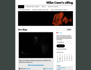 mikecanex.wordpress.com screenshot
