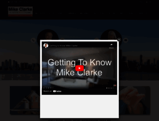 mikeclarke.com screenshot
