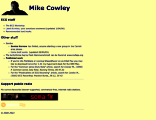 mikecowley.co.uk screenshot