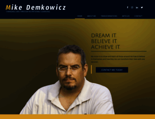 mikedemkowicz.com screenshot
