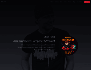 mikefieldjazz.com screenshot