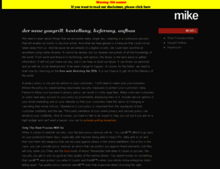 mikegannotti.com screenshot