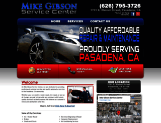mikegibsonservicecenter.com screenshot