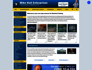 mikeholt.com screenshot