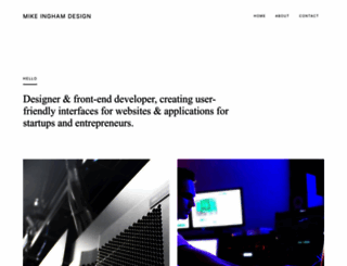 mikeinghamdesign.com screenshot