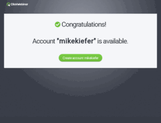 mikekiefer.clickwebinar.com screenshot
