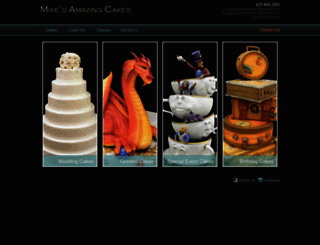 mikesamazingcakes.com screenshot