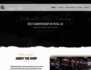 mikesbarbershops.com screenshot