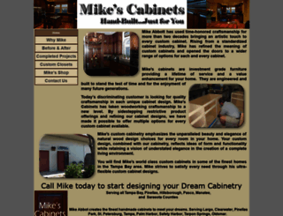 mikescabinets.com screenshot