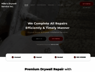 mikesdrywallservice.com screenshot