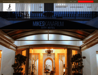 mikeskanariumhotel.com screenshot