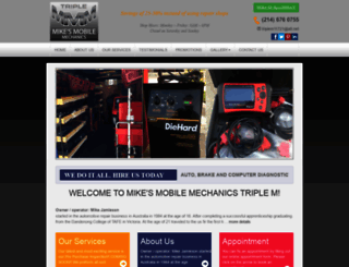 mikesmobilemechanics.com screenshot