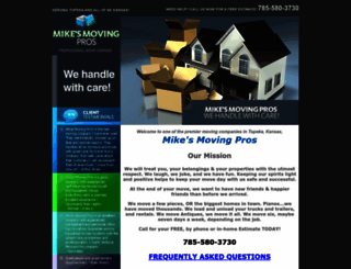 mikesmovingpros.com screenshot