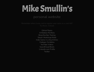mikesmullin.com screenshot