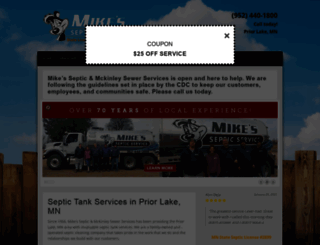 mikesseptic.com screenshot