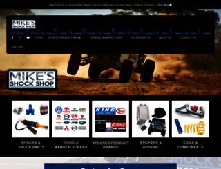 mikesshocks.com screenshot