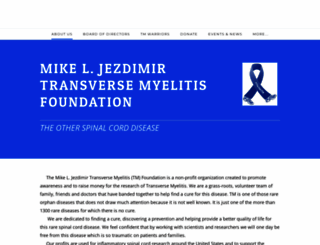 mikestransversemyelitis.com screenshot