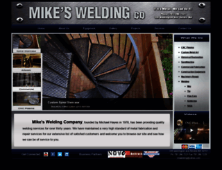 mikesweldingco.com screenshot