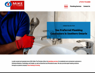 miketheplumber.ca screenshot