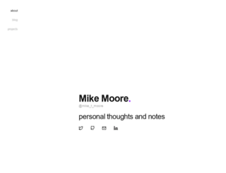 miketmoore.com screenshot