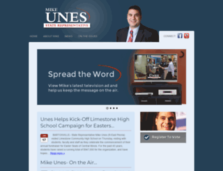 mikeunes.com screenshot