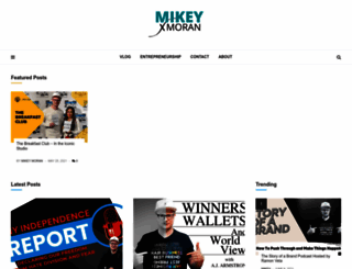 mikeymoran.com screenshot