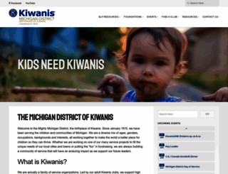 mikiwanis.org screenshot