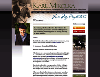 mikolkadressage.com screenshot