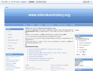 mikrokontrolery.org screenshot