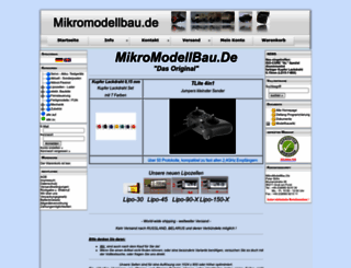 mikromodellbau.de screenshot