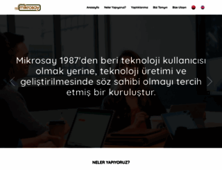 mikrosay.com.tr screenshot