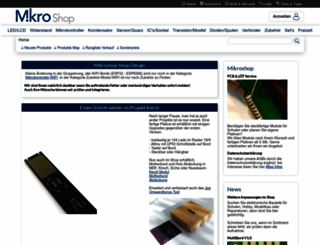 mikroshop.ch screenshot