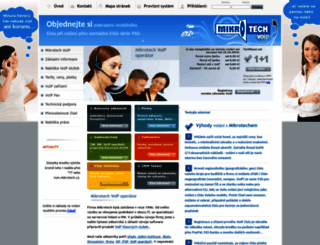 mikrotech.cz screenshot
