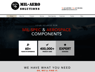 milaerosolutions.com screenshot