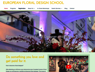 milafloraldesignschool.com screenshot