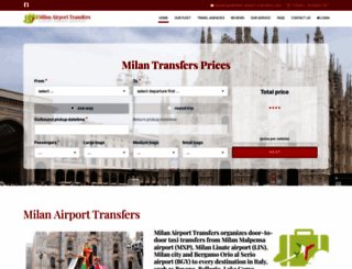 milan-airport-transfers.com screenshot